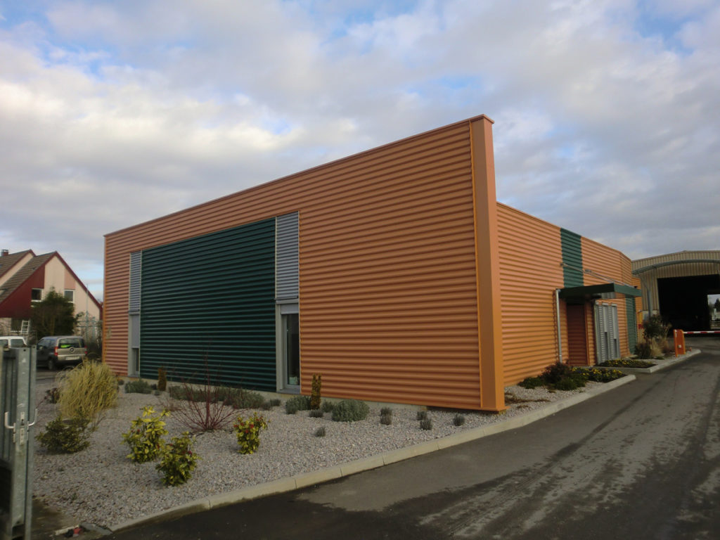 Construction d'un bâtiment au centre technique municipal de Brumath (67)