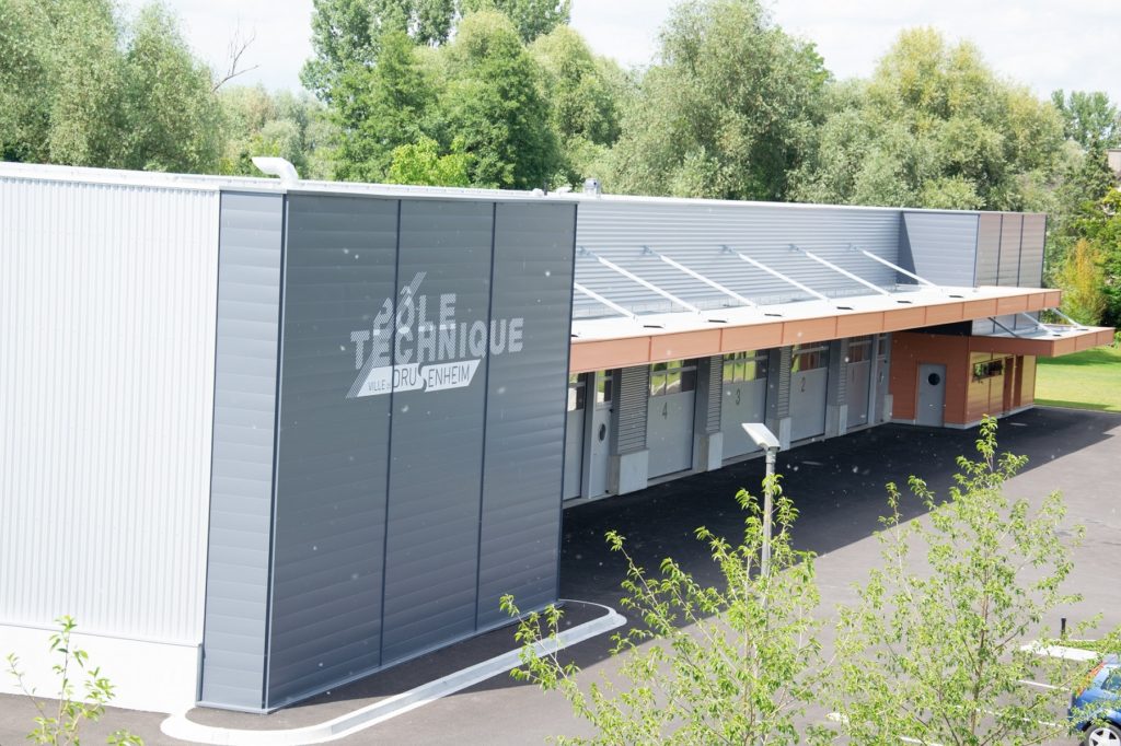 Construction des nouveaux ateliers municipaux de la commune de Drusenheim (67)