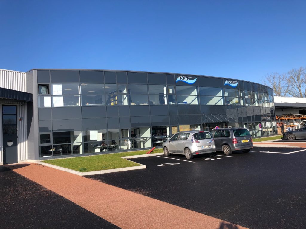 Réalisation du nouveau siège des sociétés COREBAT, SN TRAU du groupe BEYER à Entzheim 67
