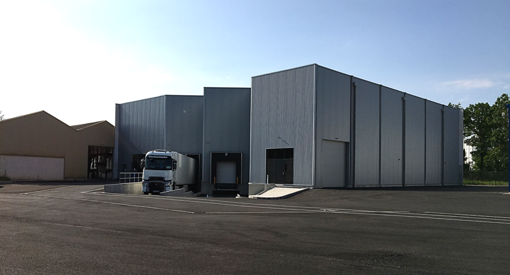 Extension d’un hall de stockage à la société EVERAD Adhésives SAS à Marlenheim (67)